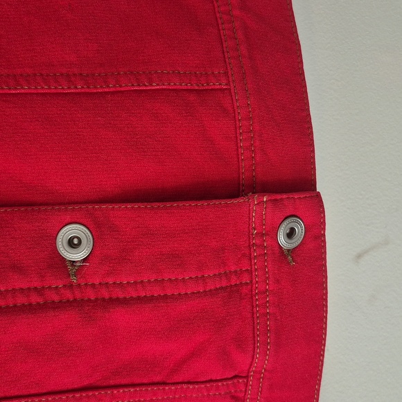 DENIM&COMPANY RED KNIT JACKET(New) L - Picture 9 of 10